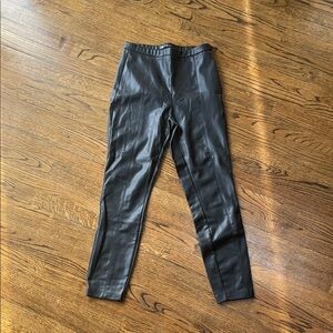 ZARA - Black Faux Leather Pants